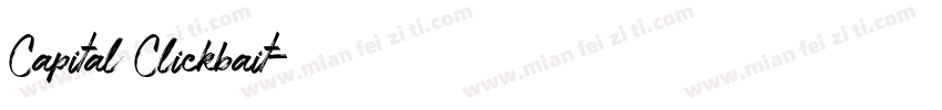 Capital Clickbait字体转换
